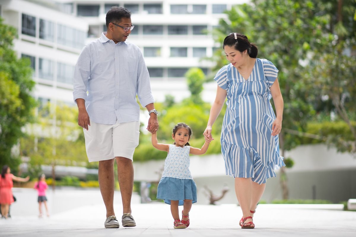 A walk before baby number two · Family A walk before baby number two