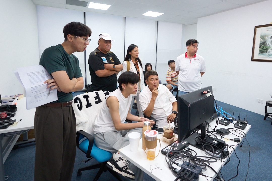 Checking the monitor · Film & Celebrities Checking the monitor