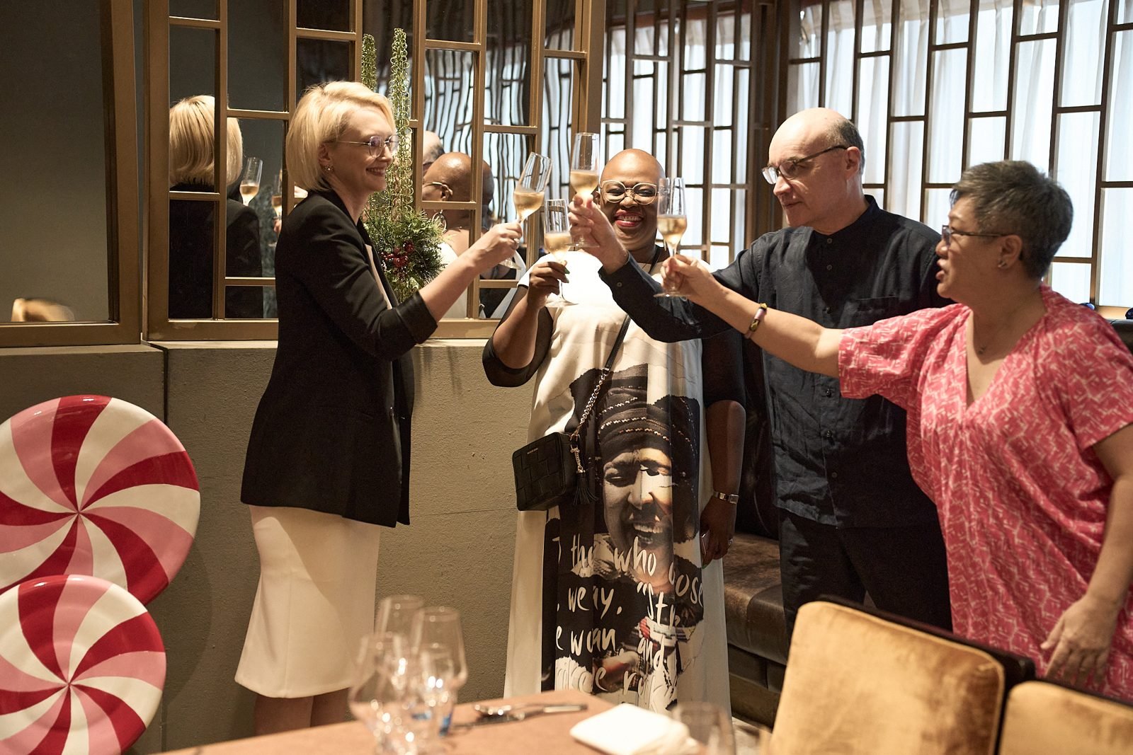 A raised toast · Diplomatic & VIP Events A raised toast